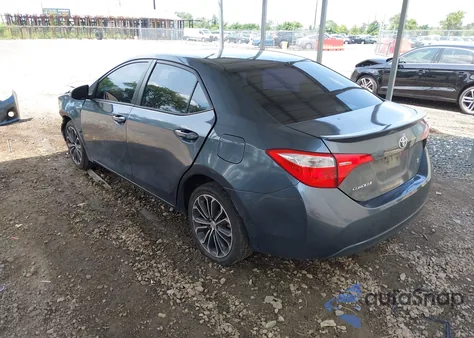 2016 Toyota Corolla S Plus z USA, uszkodzony, nr VIN 2T1BURHE0GC738365